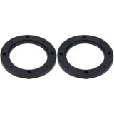 2 PCS 5 inch Car Auto ABS Loudspeaker Base Protection Hollow Cover Holder Mat  Inner Diameter: 12.5cm