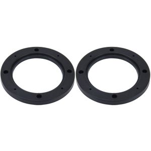 2 PCS 5 inch Car Auto ABS Loudspeaker Base Protection Hollow Cover Holder Mat  Inner Diameter: 12.5cm