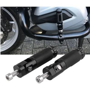 MB-BF006-BK 2 PCS Universal Motorcycle Motor Bike Folding Footrests Footpegs Foot Rests Pegs Rear Pedals Set