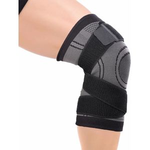 2 PCS Fitness Running Cycling Bandage Knee Support Braces Elastic Nylon Sports Compression Pad Sleeve  Size:s(Black)