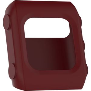 For POLAR V800 Silicone Watch Case(Red Wine)