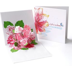 Thanksgiving Three-Dimensional Greeting Card Birthday Wishes 3D Small Card