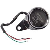 2 in 1 Universal Digital Display Waterproof LED Voltage Meter Tachometer for DC 12V Motorcycle