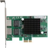 TXA020 Intel 82575 Dual RJ45 Ports NIC 10/100/1000 Gigabit PCI Express PCIE x1 Network Card Adapter