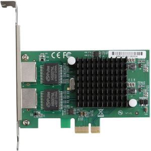 TXA020 Intel 82575 Dual RJ45 Ports NIC 10/100/1000 Gigabit PCI Express PCIE x1 Network Card Adapter