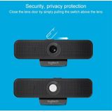 Logitech C925E 1080p HD Webcam with Integrated Security Cover(Black)