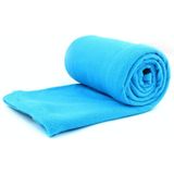 Outdoor Fleece Sleeping Bag Camping Trip Air Conditioner Dirty Sleeping Bag Separated By Knee Blanket During Lunch Break Thickened (Blue)