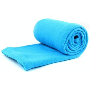 Outdoor Fleece Sleeping Bag Camping Trip Air Conditioner Dirty Sleeping Bag Separated By Knee Blanket During Lunch Break Thickened (Blue)