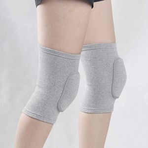 Gray Gray Edging Children Thick Anti-collision Sponge Knee Pads Sports Protective Gear  SIZE:L