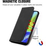 For Xiaomi Redmi 10 X 4G / Redmi Note 9 4G Retro Skin Feel Business Magnetic Horizontal Flip Leather Case With Holder & Card Slots & Wallet & Photo Frame(Black)