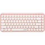 Ajazz 308I Tablet Mobile Phone Computer Household Office Wireless Keyboard(Pink)