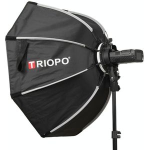 TRIOPO KX65 65cm Dome Speedlite Flash Octagon Parabolic Softbox Diffuser for Speedlite