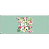 800x300x5mm Office Learning Rubber Mouse Pad Table Mat(2 Flamingo)