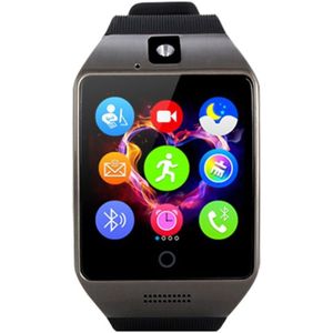 Q18S 1.54 inch IPS Screen MTK6260A Bluetooth 3.0 Smart Watch Phone  Pedometer / Sedentary Reminder / Sleeping Monitor  / Anti-Loss / Remote Camera / GSM / 0.3M Camera  (Black + Grey)