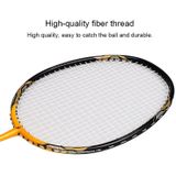 LEIJIAER 8502 Carbon Composite Badminton Racket + 4 Sweatbands Set for Adults