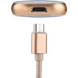 RQW-18S 8 Pin 64GB Multi-functional Flash Disk Drive with USB / Micro USB to Micro USB Cable  For iPhone XR / iPhone XS MAX / iPhone X & XS / iPhone 8 & 8 Plus / iPhone 7 & 7 Plus / iPhone 6 & 6s & 6 Plus & 6s Plus / iPad(Gold)