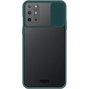 Voor OnePlus 8T MOFI Xing Dun Series PC + TPU Anti-peep Waterproof and Anti-drop All-inclusive Protective Shell  Translucent Frosted(Green)