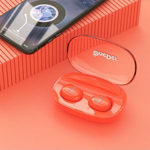 OneDer W12 Wireless Earphone with Waterproof IPX5 HD Stereo Sound TWS Bluetooth Earphone(Orange)