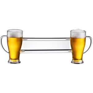 Nr. 15 Dubbele Siamined Cup Acryl Bierglas KTV Bar Bierglas