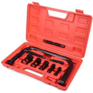 9 In 1 Valve Clamps Spring Compressor Automotive Tool Set Repair for Car Motorcycle