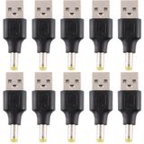 10 PCS 4.8 x 1.7mm Male to USB 2.0 Male DC Power Plug Connector