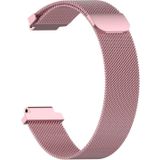 Milanese Wrist Strap Watchband for Garmin Forerunner 235 26cm (Pink)