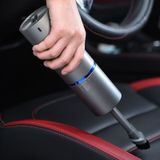 Mini Car Vacuum Cleaner Wireless Handheld Large Suction Car with Multifunctional Household Vacuum Cleaner(Silver Gray)