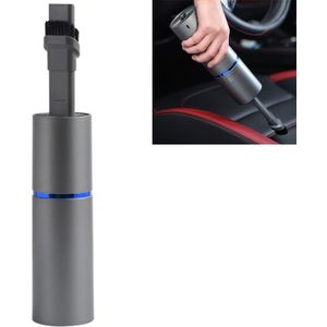 Mini Car Vacuum Cleaner Wireless Handheld Large Suction Car with Multifunctional Household Vacuum Cleaner(Silver Gray)