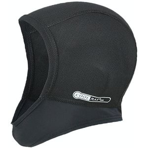 MTTT1040 Motorcycle Helmet Interior Cap Breathable Quick Dry Sunscreen Sweat-Absorbent Sports Head Cover  Size: XL(Black)