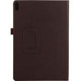 For Lenovo Tab 4 10 Plus (TB-X704) / Tab 4 10 (TB-X304) Litchi Texture Solid Color Horizontal Flip Leather Case with Holder & Pen Slot(Brown)