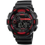 SKMEI 1243 Men Sports Watch Outdoor Waterproof Digital Watch(Red)