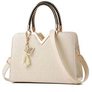 Summer Female Phone Pocket Zipper Handbags Flap Leather Shoulder Crossbody Bags(White)