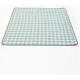 FP1409 6mm Thickened Moisture-Proof Beach Mat Outdoor Camping Tent Mat With Storage Bag 150x200cm(Blue Grid)