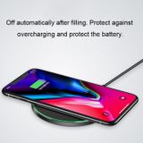 GY-68 Ultra-Thin Aluminum Alloy Wireless Fast Charging Qi Charger Pad(Black)