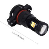 2 PCS Super Bright PSX24W DC 12V 5W 350LM Auto Car Fog Light with 16 SMD-3030 LED Bulbs Lamp  White + Yellow Light