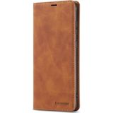 For Samsung Galaxy S20 FE Forwenw Dream Series Magnetic Oil Edge Horizontal Flip Leather Case with Holder & Card Slot & Photo Frame & Wallet(Brown)