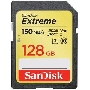 SanDisk Video Camera High Speed Memory Card SD Card  Colour: Gold Card  Capacity: 128GB
