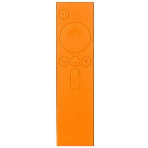 6 PCS Soft Silicone TPU Protective Case Remote Rubber Cover Case for Xiaomi Remote Control I Mi TV Box(Orange)