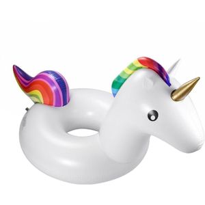 Inflatable Unicorn Shaped Swimming Ring  Inflated Size: 260 x 115 x 120cm