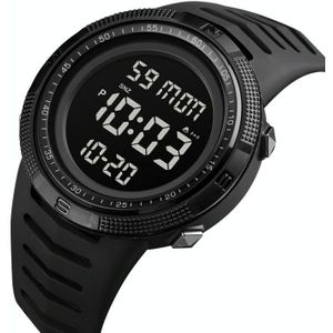 SKMEI 1632 Dual Time Display Luminous Electronic Watch  Support Alarm Clock(Black)