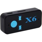 HQX6 Car Bluetooth V4.1 Audio Music Player Receiver Adapter  Support Wireless Hands-free & TF Card & USB Charge