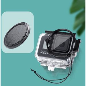 RUIGPRO for GoPro HERO8 58mm Filter Adapter Ring + Waterproof Case with Lens Cap