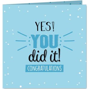 Yes you did it! Congratulations