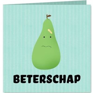 Grappige beterschap kaart