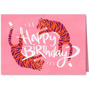 Happy Birthday tiger vrouw