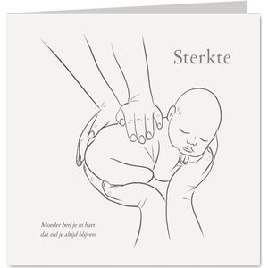 Moederdagkaartje sterkte bij verloren kindje