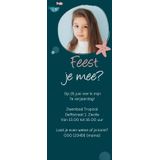 Kinderfeestje zeemeermin zwemfeestje vissen octopus