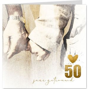Jubileumkaart 50 gouden jaren