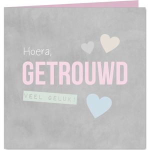 Felicitatie huwelijk kalk tekst