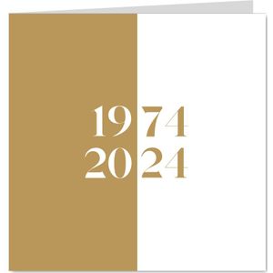 uitnodiging 50 gouden bruiloft